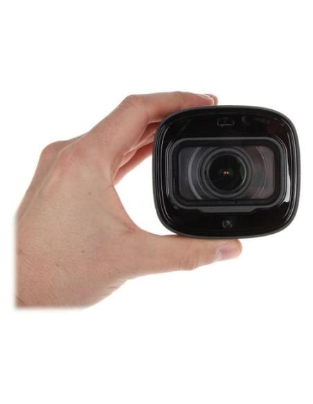 (DH-HAC-HFW1200RP-Z-2712-S6) DAHUA CÁMARA HÍBRIDA BULLET HDCVI 2MP ESTÁNDAR PLASTICO PAL VARIFOCAL IR 80M 2.7-12MM