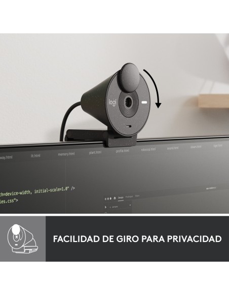 CAMARA LOGITECH WEBCAM BRIO 300