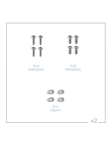 SOPORTE DE MESA 2MONITORES 1PORTATIL 2BRAZOS 17-32 NEGRO TOOQ DB1202TN-B