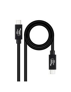 CABLE USB 4 GEN3X2 NANOCABLE 5A USB-CM-USB-CM 240W 40GBPS 1M 10.01.5001