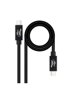 CABLE USB 4 GEN3X2 NANOCABLE 5A USB-CM-USB-CM 240W 40GBPS 1.8M 10.01.5002
