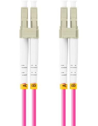 CABLE FIBRA OPTICA LANBERG 0.5 M MULTI LC/UPC-LC/UPC DUPLEX OM4 50/125 LSZH VI