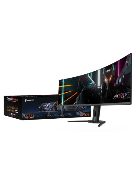 AORUS CO49DQ pantalla para PC 124,5 cm (49") 5120 x 1440 Pixeles DQHD OLED Negro
