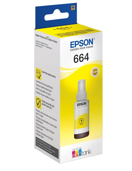 EPSON BOTE TINTA T6644 ECOTANK NEGRO