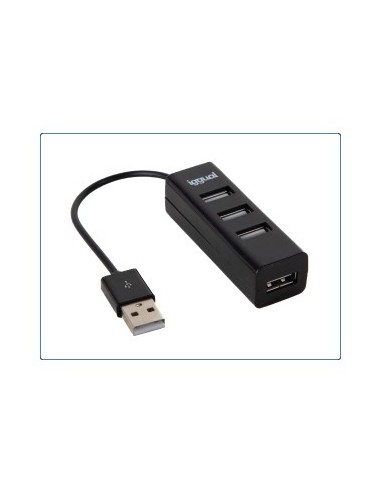 iggual Hub USB 2.0 x 4 puertos HUB-A-4p