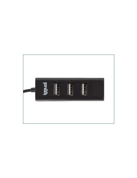 iggual Hub USB 2.0 x 4 puertos HUB-A-4p