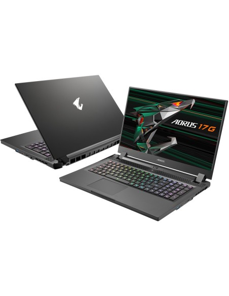 Gigabyte Aorus 17G 17.3" Full HD 300Hz Intel Core i7 11800H RTX 3060 6GB 16GB RAM 512GB SSD FreeDOS Negro RGB