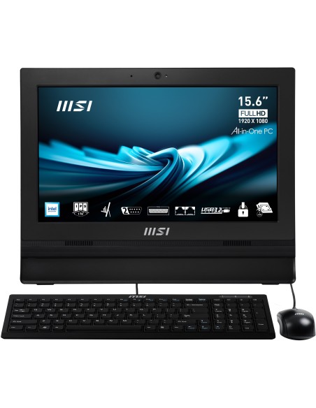 MSI Pro AP162T-007XES N100 4GB 256 DOS 15" tac.n