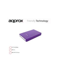 CAJA 2.5 APPROX APPHDD09P USB 2.0 PURPURA SATA