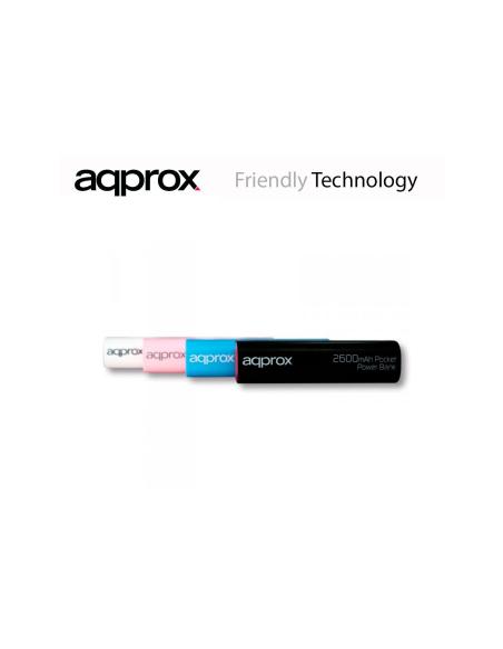 BATERIA EXTERNA APPROX 2600 mAh 1AH ROSA APPPB2600P