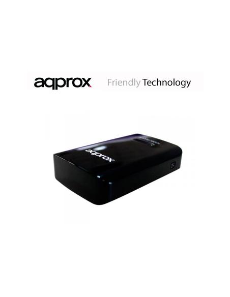 BATERIA EXTERNA APPROX 7800 mAh 2A NEGRO APPPB7800BK*