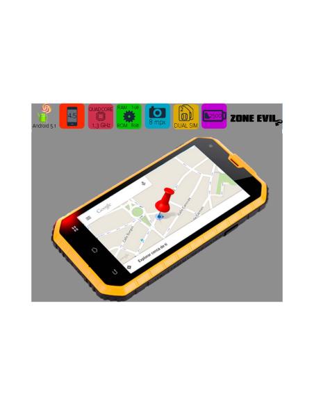 FUNKER XPLORER SMARTPHONE 4.5p QC 1GB 8GB NARANJA EXPLOREROR