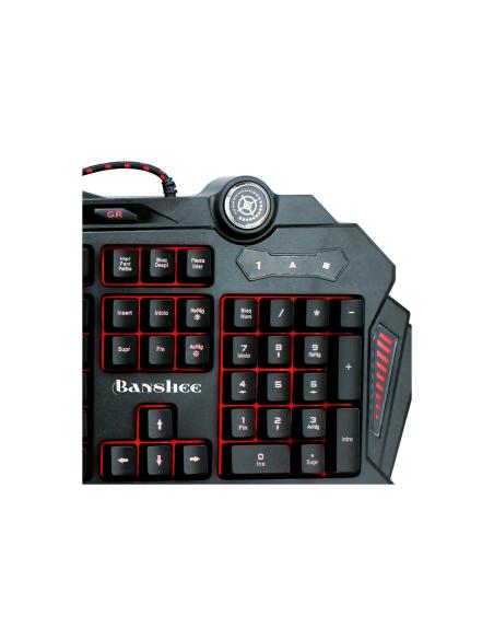 TECLADO TALIUS GAMING BANSHEE USB NEGRO TAL-BANSHEE