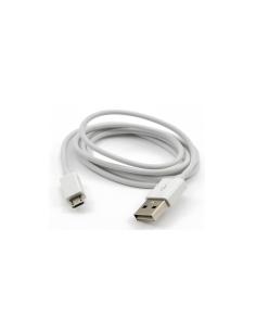 CABLE USB CONNECTION USB2.0 A/M - MICROUSB2.0 B/M 1,8M BLANCO