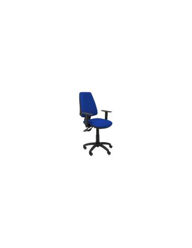 SILLA ELCHE S BALI SINCRO SIMILPIEL BRAZOS REGULABLES AZUL 14SSPAZB10
