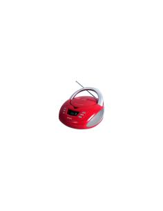 RADIO CD DENVER USB MP3 FM PANTALLA LCD ROJO TCU-211 R