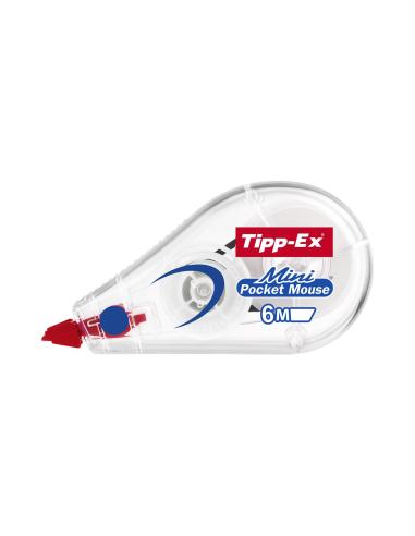 CINTA CORRECTORA BIC TIPP-EX MINI POCKET MOUSE ESTÍNDAR 5M TRASPARENTE BIC812878