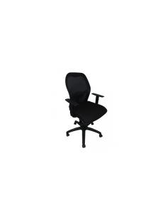 SILLA PIQUERAS Y CRESPO JORQUERA MALLA NEGRA ASIENTO BALI CON TRASLAK 15SNBALI840TK