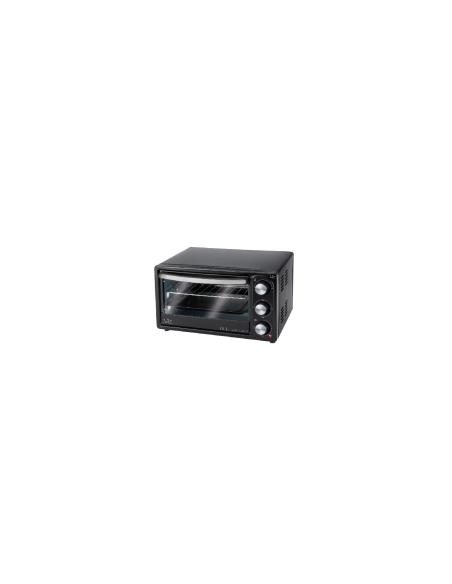 HORNO DE SOBREMESA JATA 1200W CAPACIDAD 16L FUNCIÍ?N GRILL INDICADOR LUMINOSO TEMPORIZADOR DE 60 MIN NEGRO HN916
