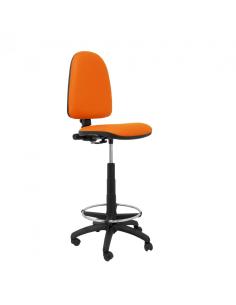 TABURETE AYNA SIMILPIEL NARANJA T04CPSPNA