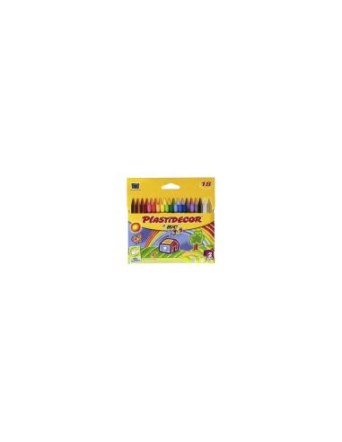 BIC PLASTIDECOR CERAS PLASTICAS ESTUCHE 18 UNIDADES SURTIDAS BIC875771