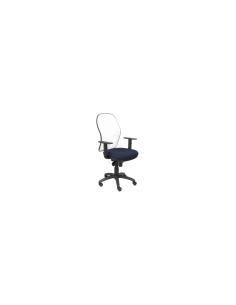 SILLA JORQUERA MALLA BLANCA ASIENTO BALI AZUL MARINO 15SBBALI200