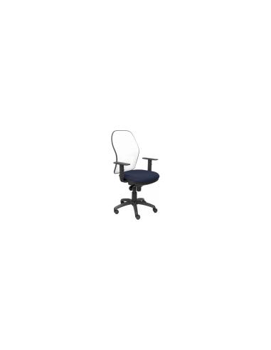 SILLA JORQUERA MALLA BLANCA ASIENTO BALI AZUL MARINO 15SBBALI200