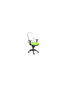 SILLA JORQUERA MALLA BLANCA ASIENTO BALI VERDE PISTACHO 15SBBALI22