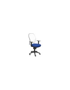 SILLA JORQUERA MALLA BLANCA ASIENTO BALI AZUL 15SBBALI229