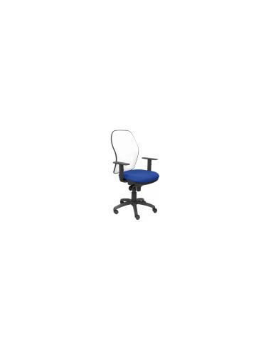 SILLA JORQUERA MALLA BLANCA ASIENTO BALI AZUL 15SBBALI229