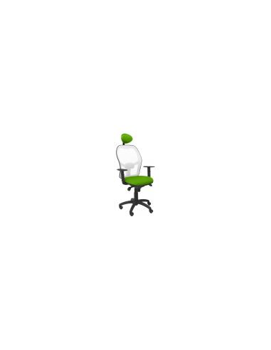 SILLA JORQUERA MALLA BLANCA ASIENTO BALI CABECERO FIJO VERDE PSTACHO 15SBBALI22C