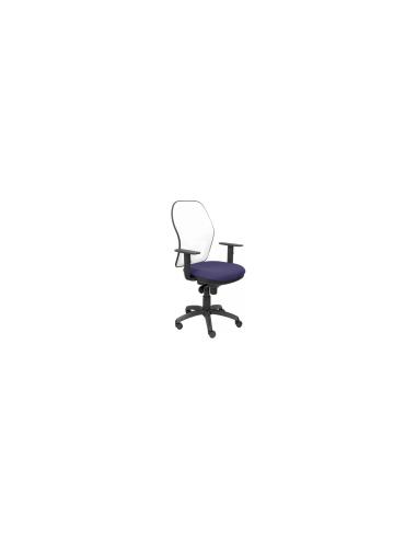 SILLA JORQUERA MALLA BLANCA ASIENTO BALI AZUL CLARO 15SBBALI261