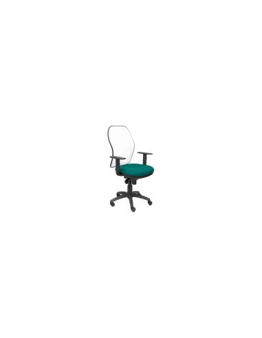 SILLA JORQUERA MALLA BLANCA ASIENTO BALI VERDE CLARO 15SBBALI39