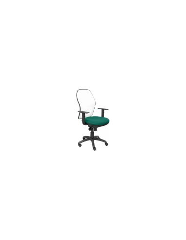 SILLA JORQUERA MALLA BLANCA ASIENTO BALI VERDE 15SBBALI456