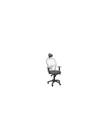 SILLA JORQUERA MALLA BLANCA ASIENTO BALI CABECERO FIJO GRIS 15SBBALI600C