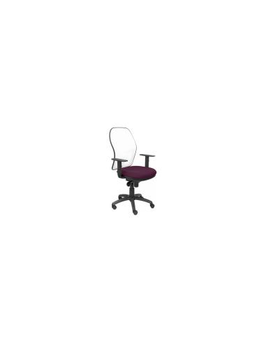 SILLA JORQUERA MALLA BLANCA ASIENTO BALI MORADO 15SBBALI760