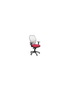 SILLA JORQUERA MALLA BLANCA ASIENTO BALI GRANATE 15SBBALI933