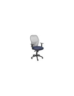 SILLA JORQUERA MALLA GRIS ASIENTO BALI AZUL MARINO 15SGRBALI200