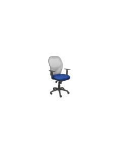 SILLA JORQUERA MALLA GRIS ASIENTO BALI AZUL15SGRBALI229