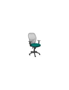 SILLA JORQUERA MALLA GRIS ASIENTO BALI VERDE CLARO 15SGRBALI39