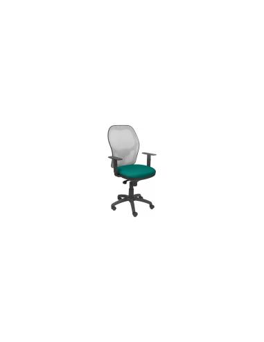 SILLA JORQUERA MALLA GRIS ASIENTO BALI VERDE CLARO 15SGRBALI39