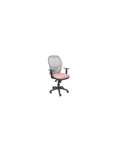 SILLA JORQUERA MALLA GRIS ASIENTO BALI ROSA PÍLIDO 15SGRBALI710