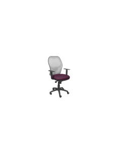 SILLA JORQUERA MALLA GRIS ASIENTO BALI MORADO 15SGRBALI760