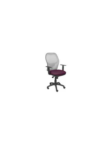 SILLA JORQUERA MALLA GRIS ASIENTO BALI MORADO 15SGRBALI760