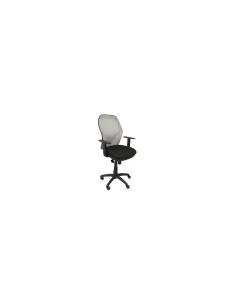 SILLA JORQUERA MALLA GRIS ASIENTO BALI NEGRO 15SGRBALI840