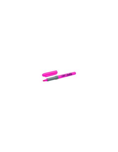 BIC HIGHLIGHTER GRIP MARCADOR FLUORESCENTE MANEJO COMODO ROSA 811934