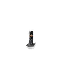 TELEFONO INALAMBRICO DECT PANASONIC IDENTIFICACION LLAMADAS AGENDA 50 ENTRADAS PANTALLA LCD NEGRO BLANCO KX-TG1611GW