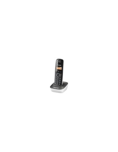 TELEFONO INALAMBRICO DECT PANASONIC IDENTIFICACION LLAMADAS AGENDA 50 ENTRADAS PANTALLA LCD NEGRO BLANCO KX-TG1611GW