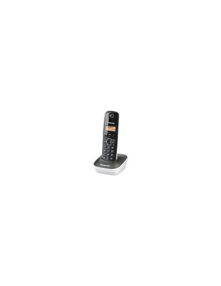 TELEFONO INALAMBRICO DECT PANASONIC IDENTIFICACION LLAMADAS AGENDA 50 ENTRADAS PANTALLA LCD NEGRO BLANCO KX-TG1611GW