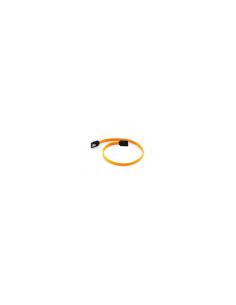 CABLE 3GO SATA PLETINA SEGURIDAD 39CM NARANJA CSATASK4
